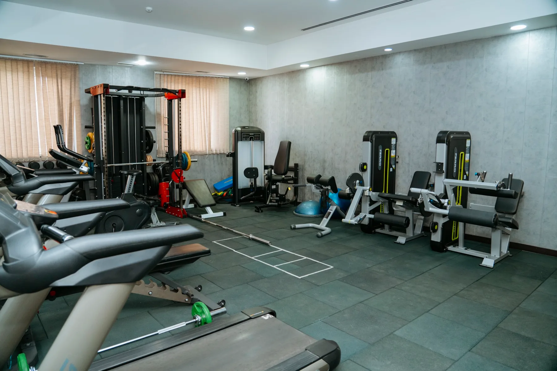 Zona de fitness del hotel