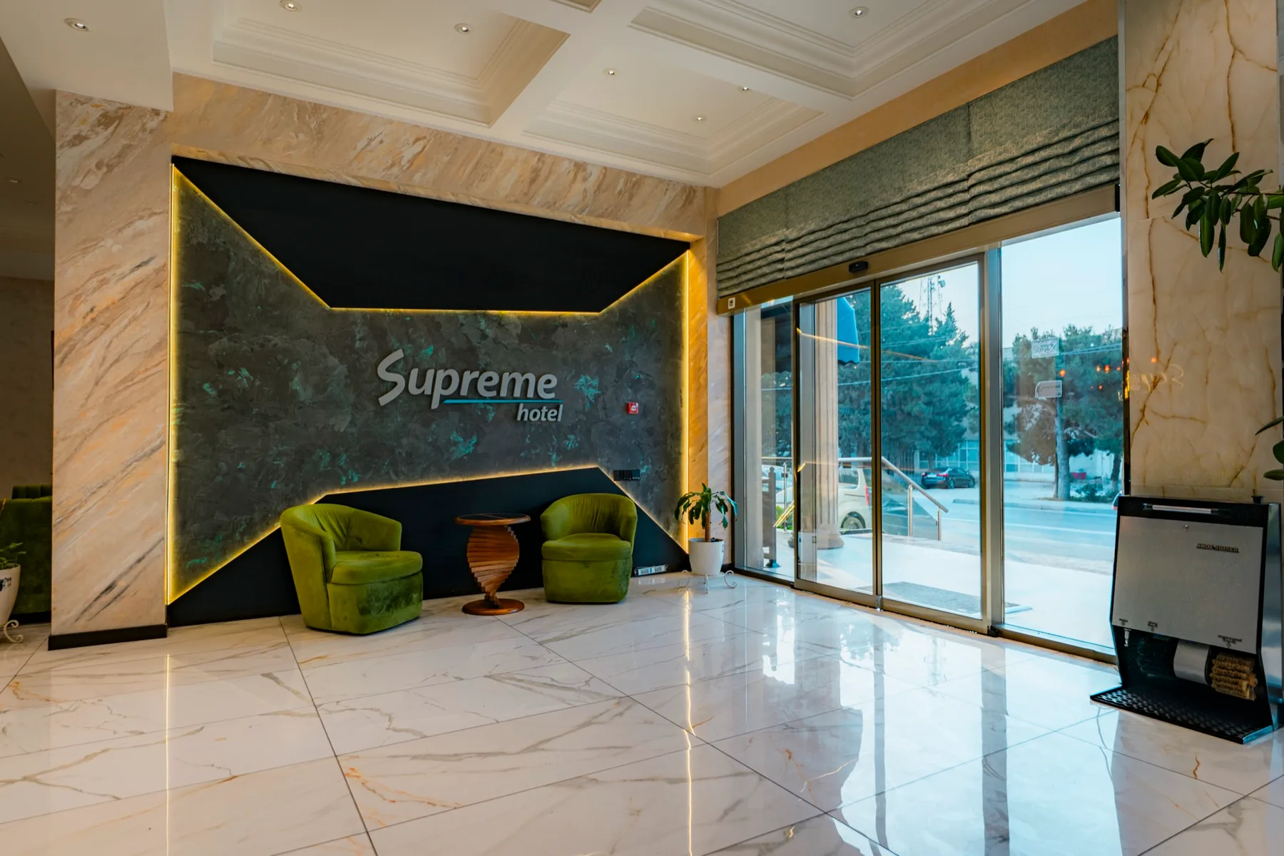 Recepción del hotel
