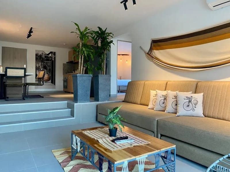 Chic 2BR w/ Balcony n AC in Bocagrande