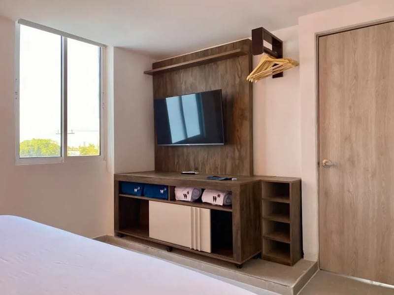 Chic 2BR w/ Balcony n AC in Bocagrande