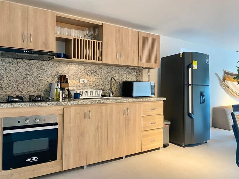 Chic 2BR w/ Balcony n AC in Bocagrande