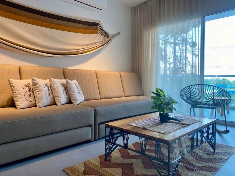 Chic 2BR w/ Balcony n AC in Bocagrande