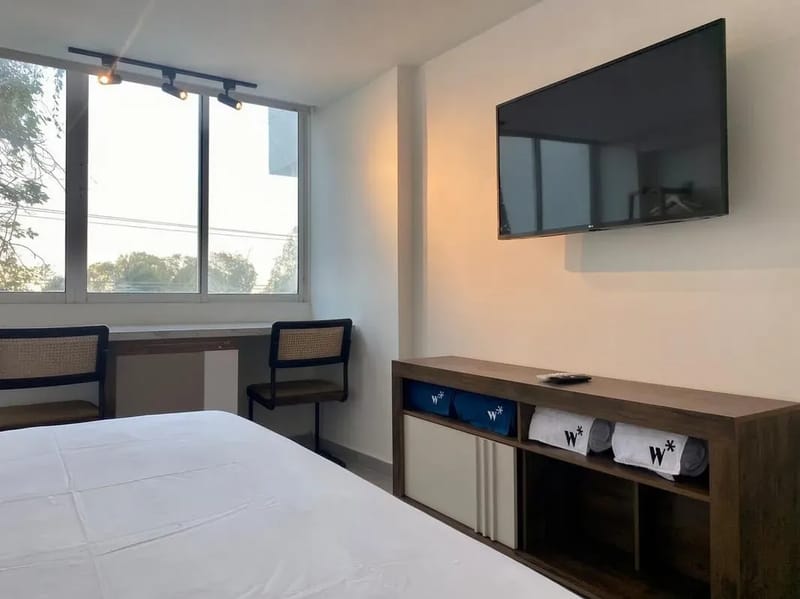 Chic 2BR w/ Balcony n AC in Bocagrande