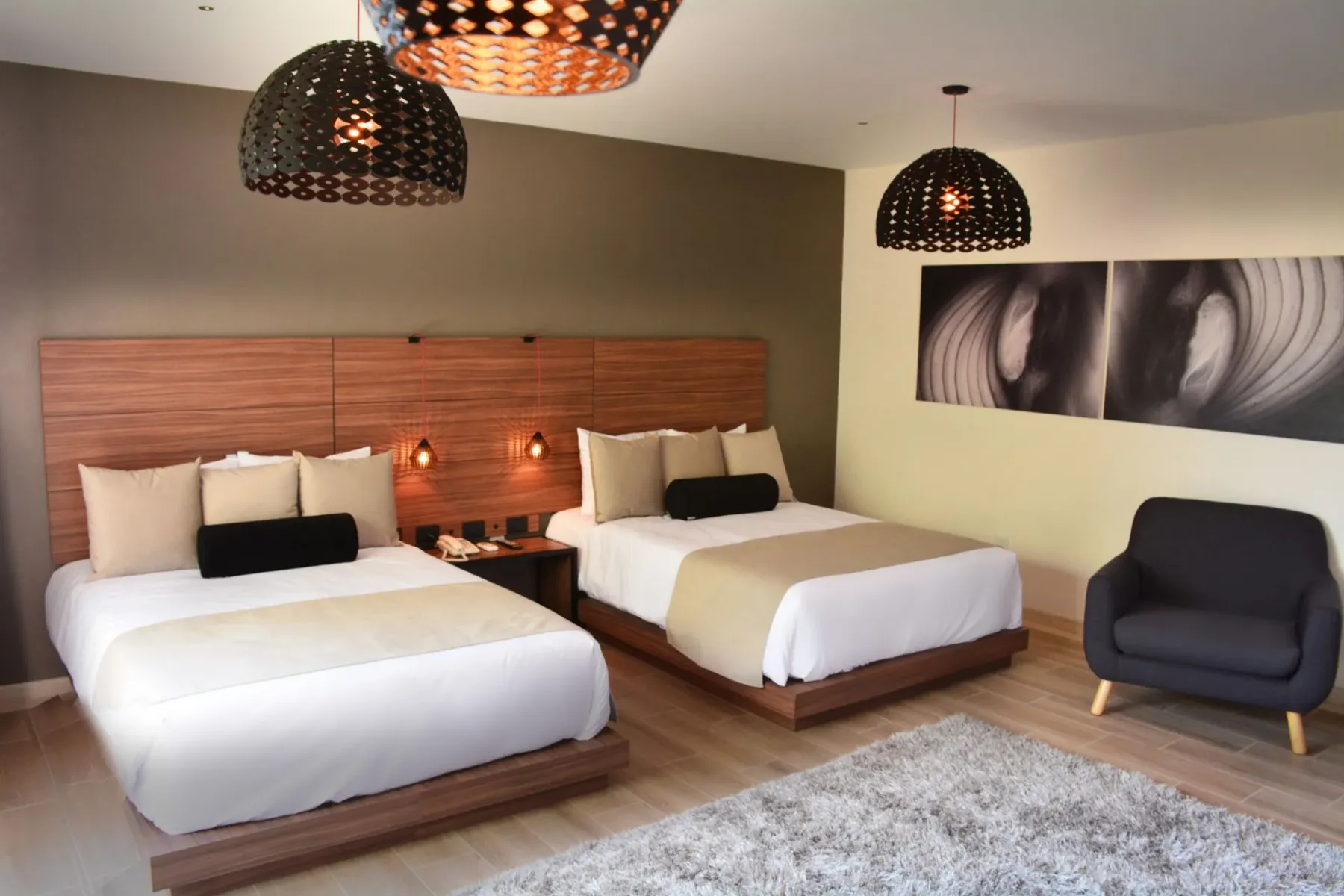 Habitación doble estándar con dos camas