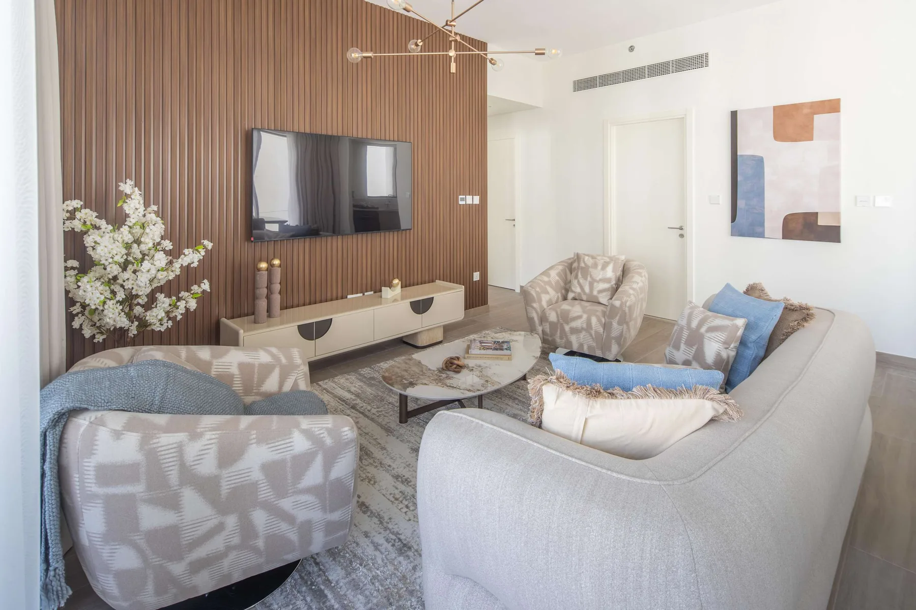 Serene 3BR w/ Pool View in Dubai Creek Harbour!
