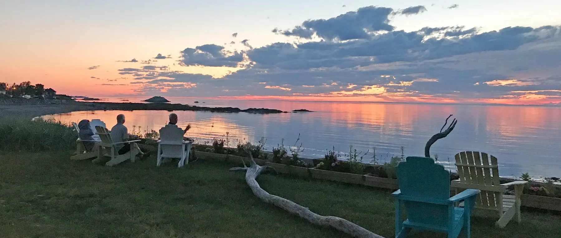 Posada al atardecer