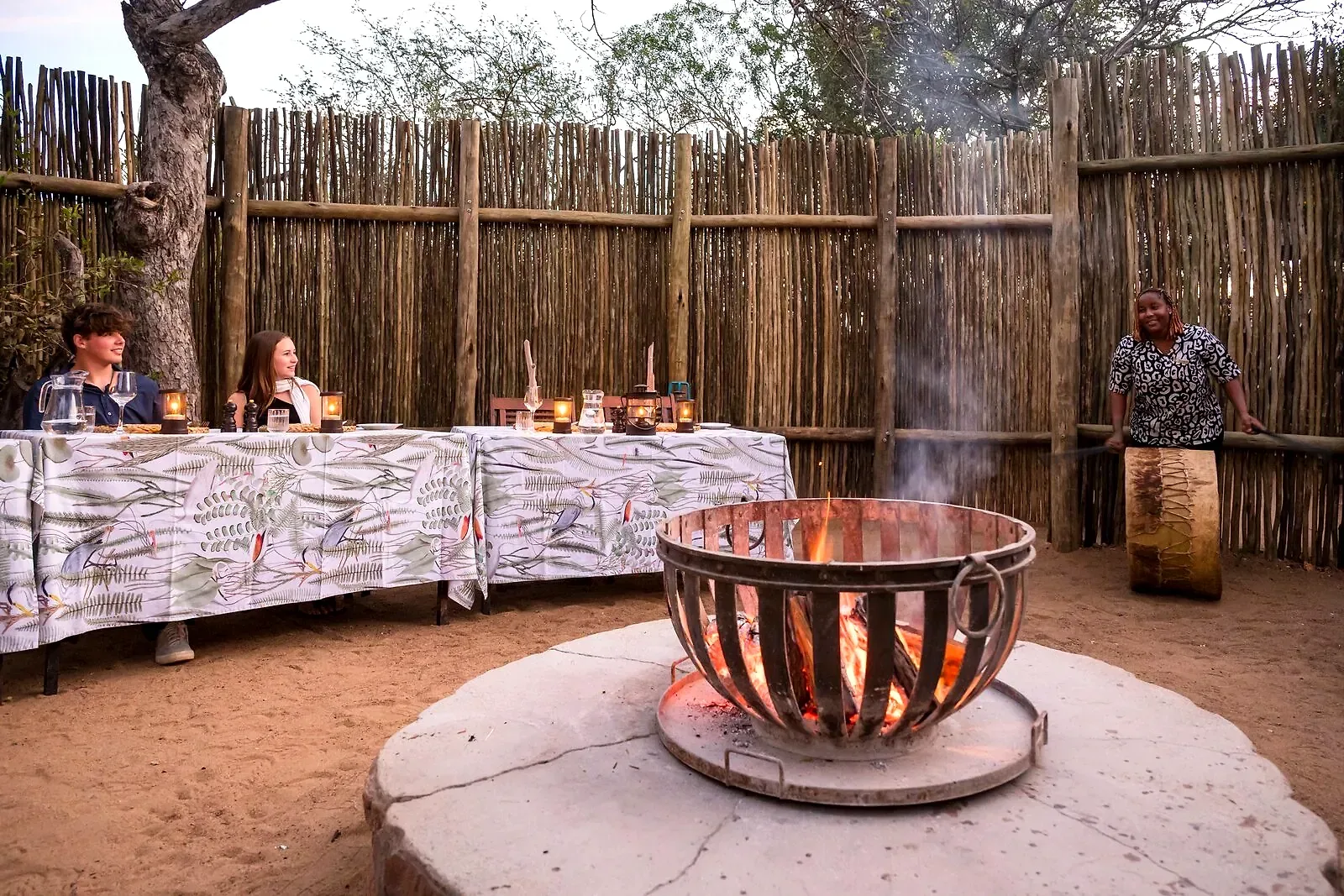 Boma dinner under the stars