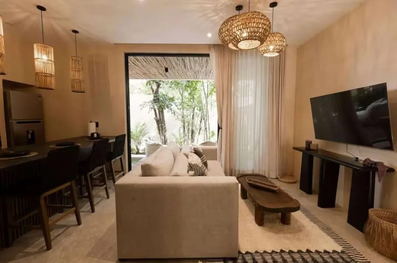 Bright 1BR Apartment with Pool in Tulum