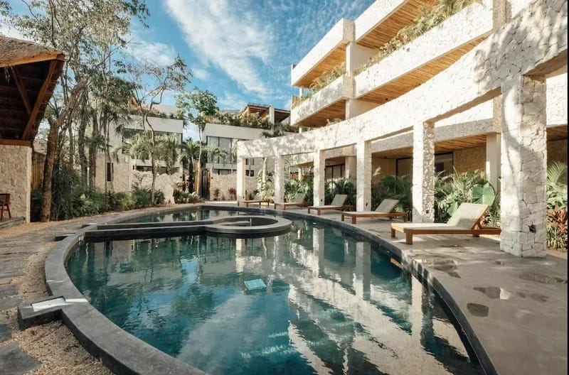 Bright 1BR Apartment with Pool in Tulum