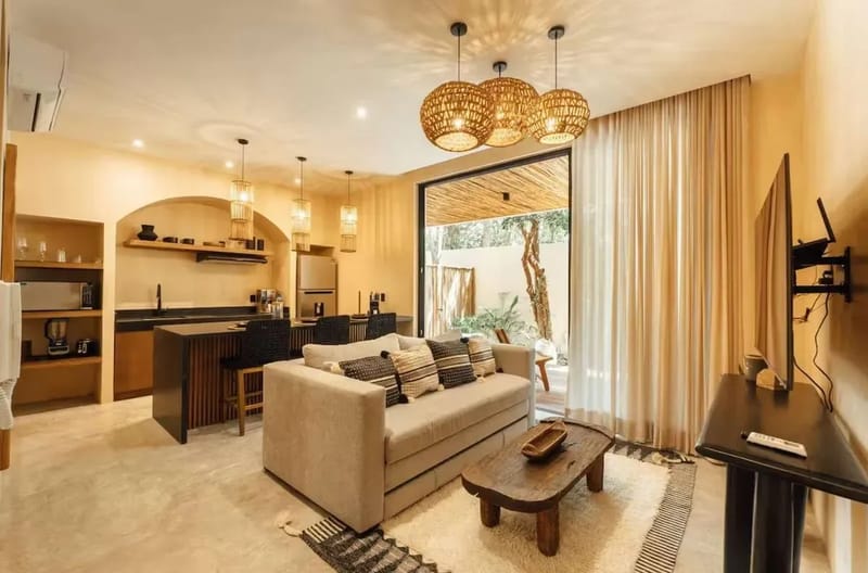 Bright 1BR Apartment with Pool in Tulum