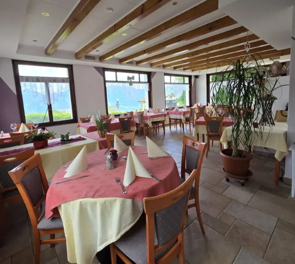 Comedor del restaurante del Hôtel de Torgon