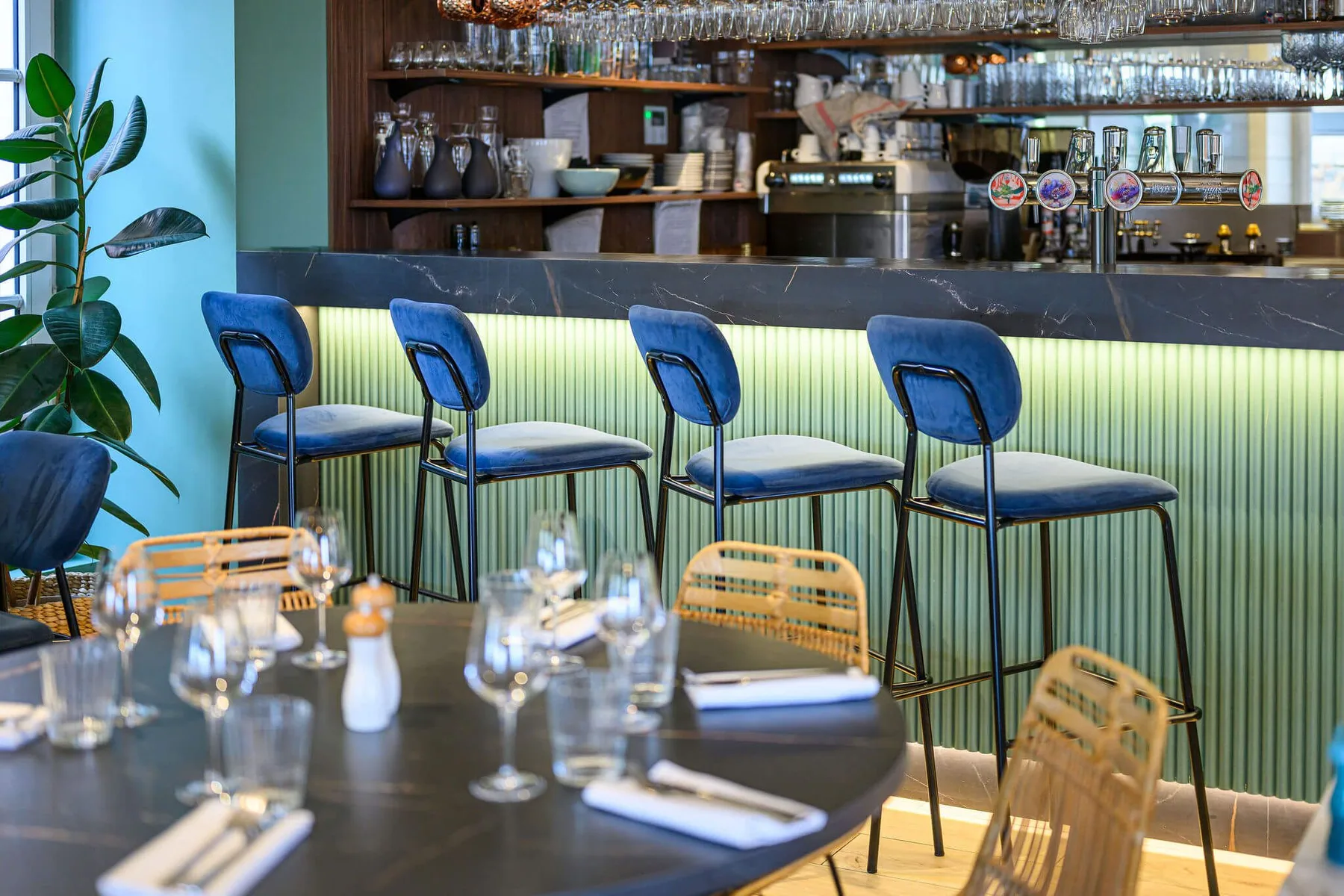 Wine bar and restaurant