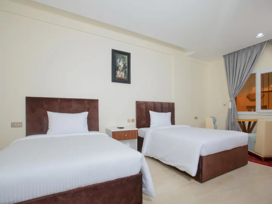 Habitación con dos camas individuales
