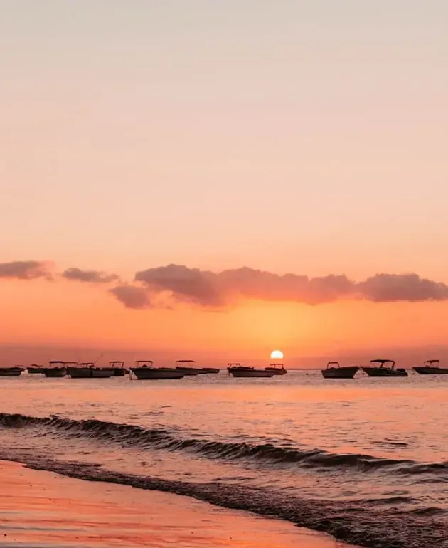 Sunset on the west coast
