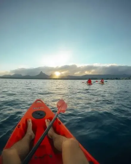 Kayaking with the Explorer programme