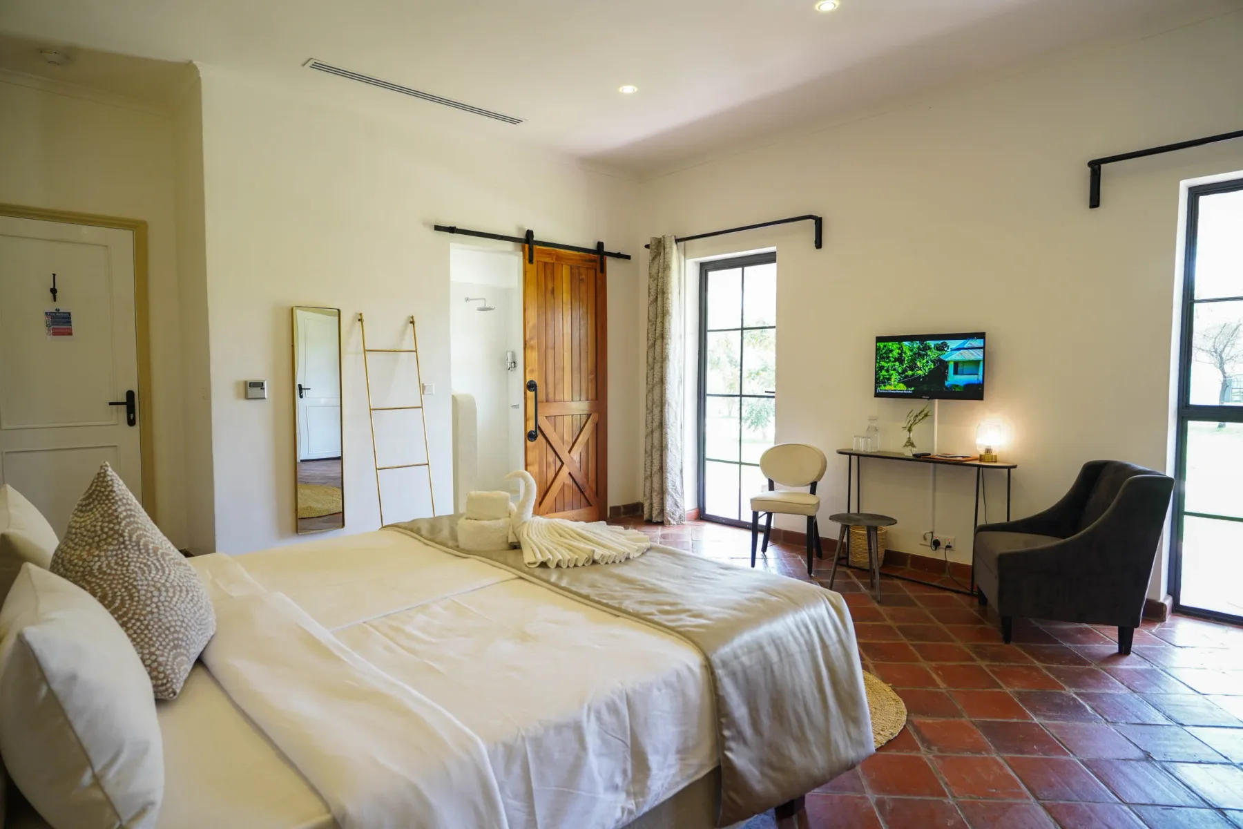 Habitación con vistas a la piscina