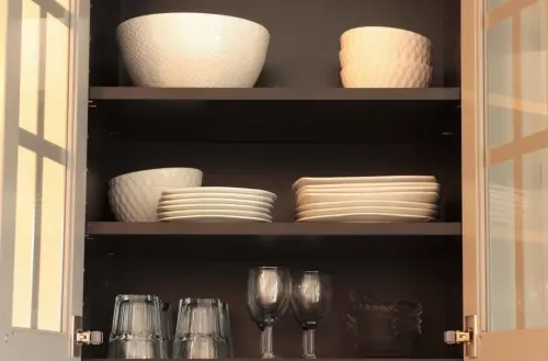 Nomad Nest dishes and glassware