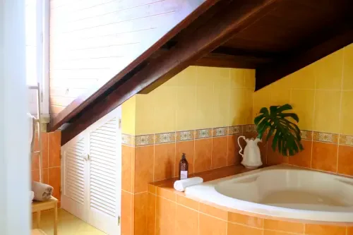 Charming Suite bathroom and bathtub