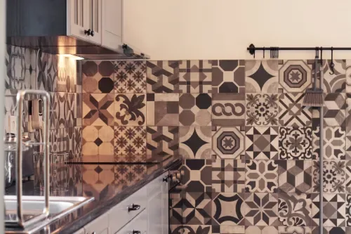 Nomad Nest kitchen backsplash