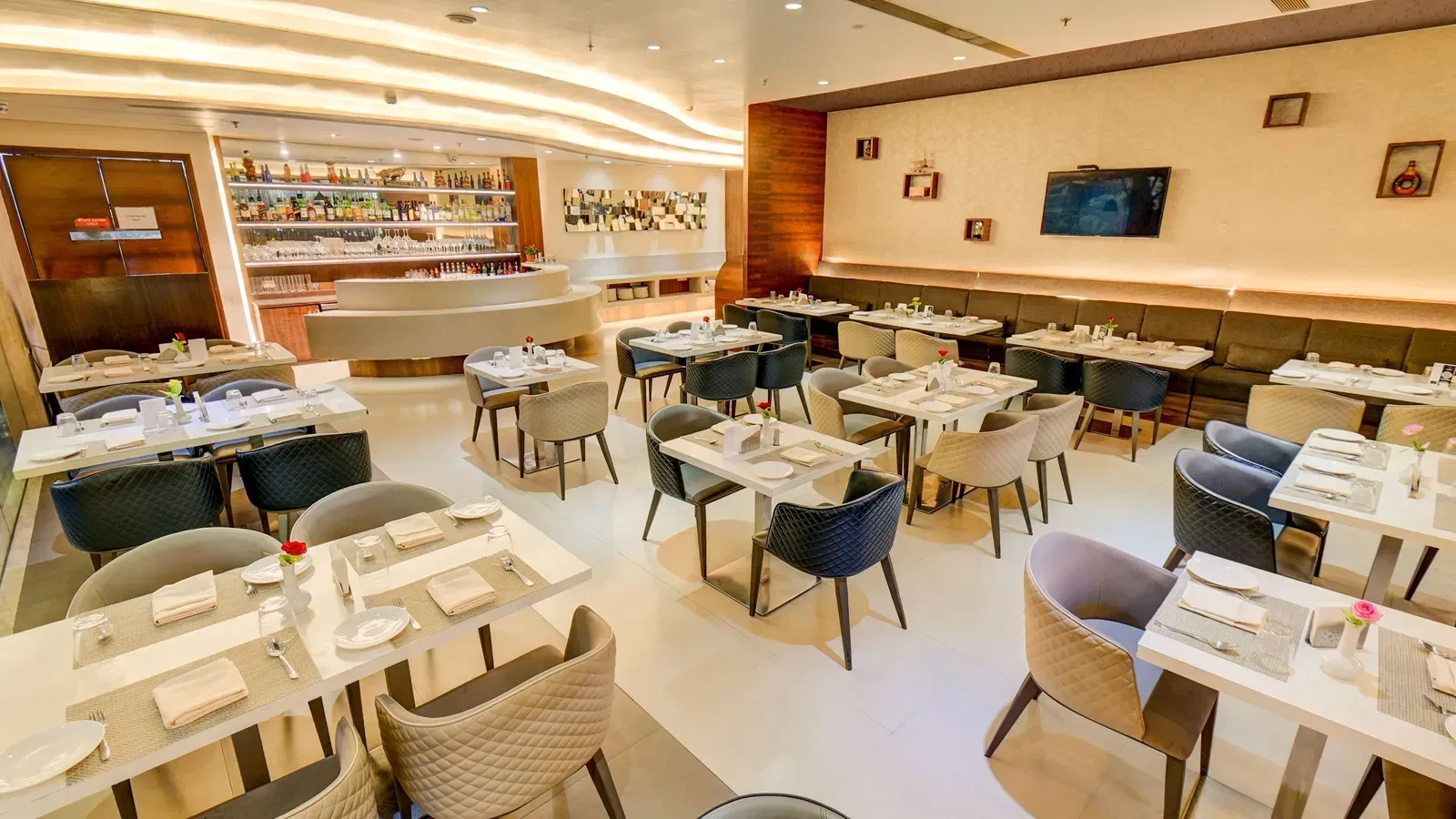 Comedor del restaurante House of Flavours