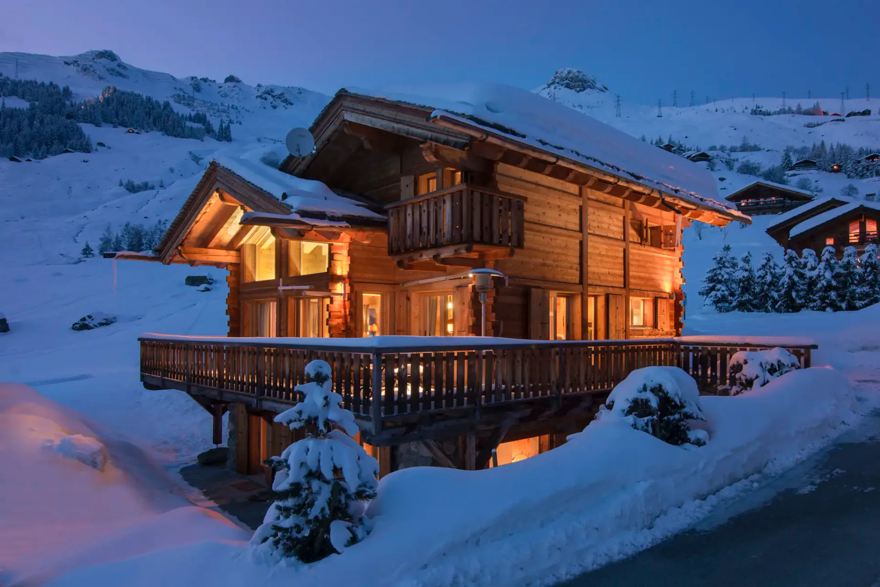 Exterior del chalet Pierre Avoi en Verbier