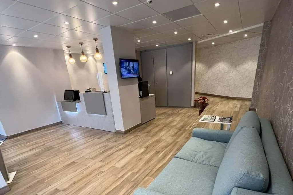Recepción del hotel