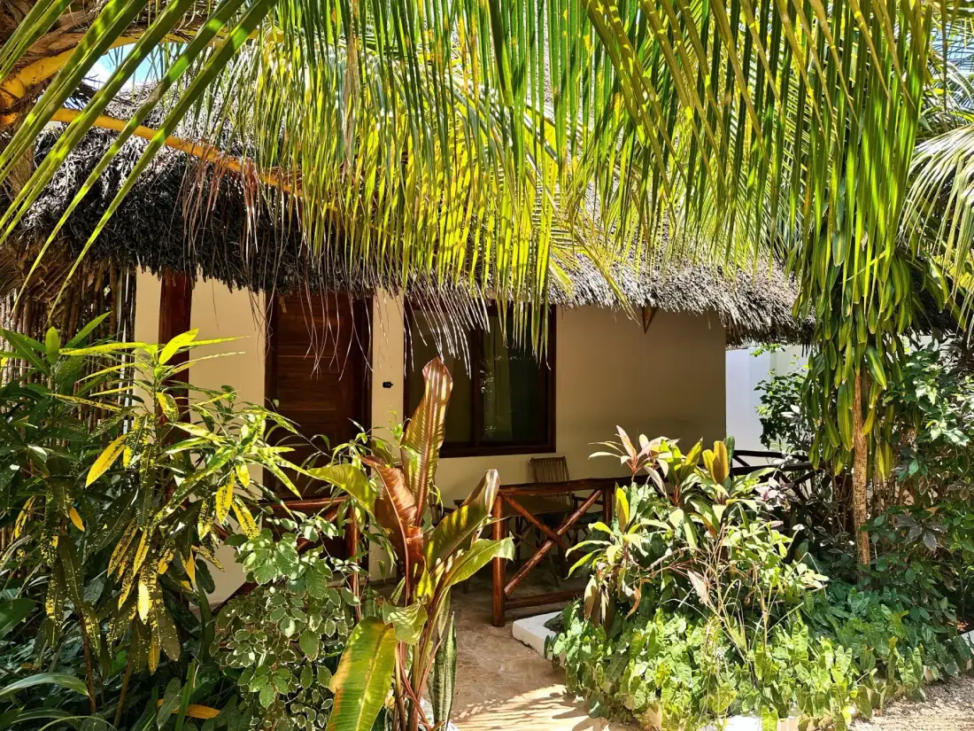 Cabaña en el jardín