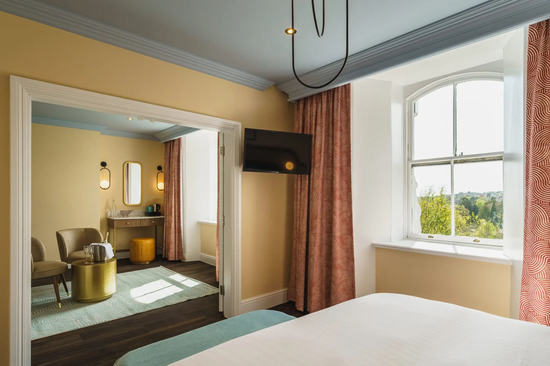 Interior de la habitación del hotel