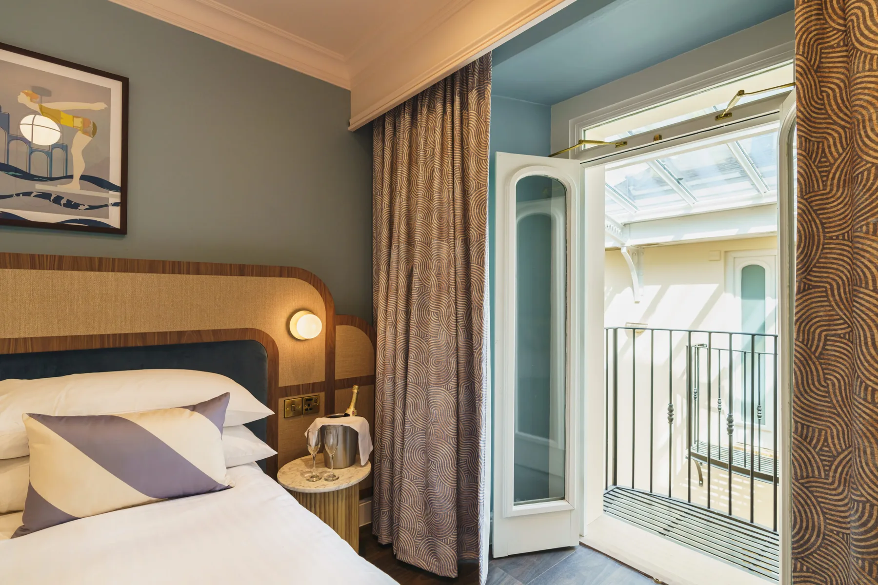 Interior de la habitación del hotel