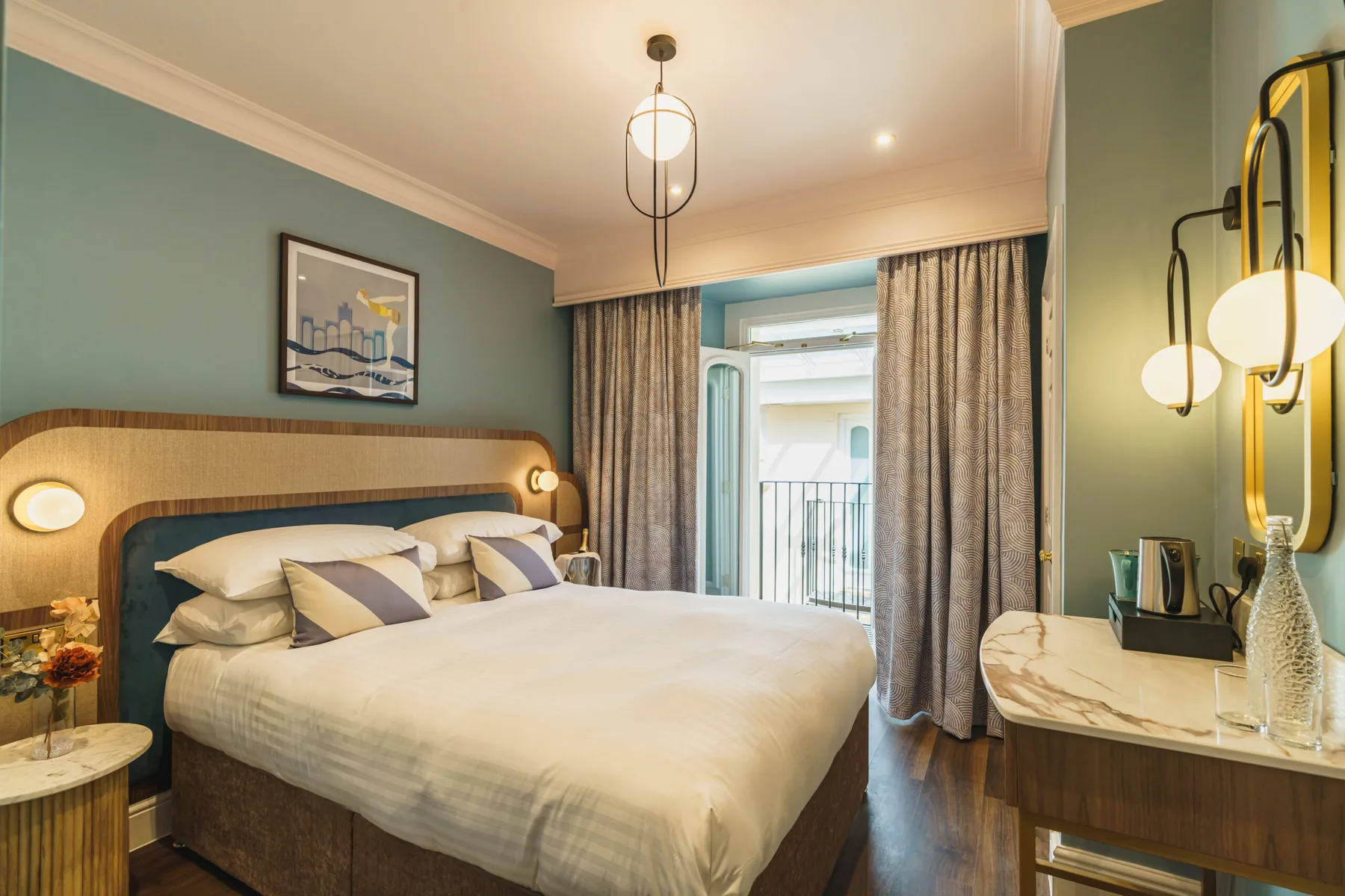 Interior de la habitación del hotel