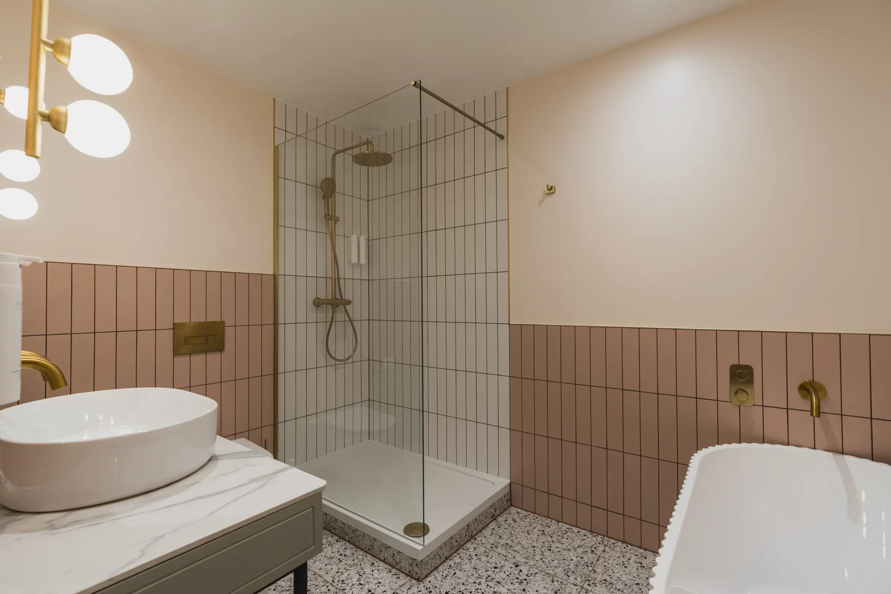 Interior de una habitación del hotel