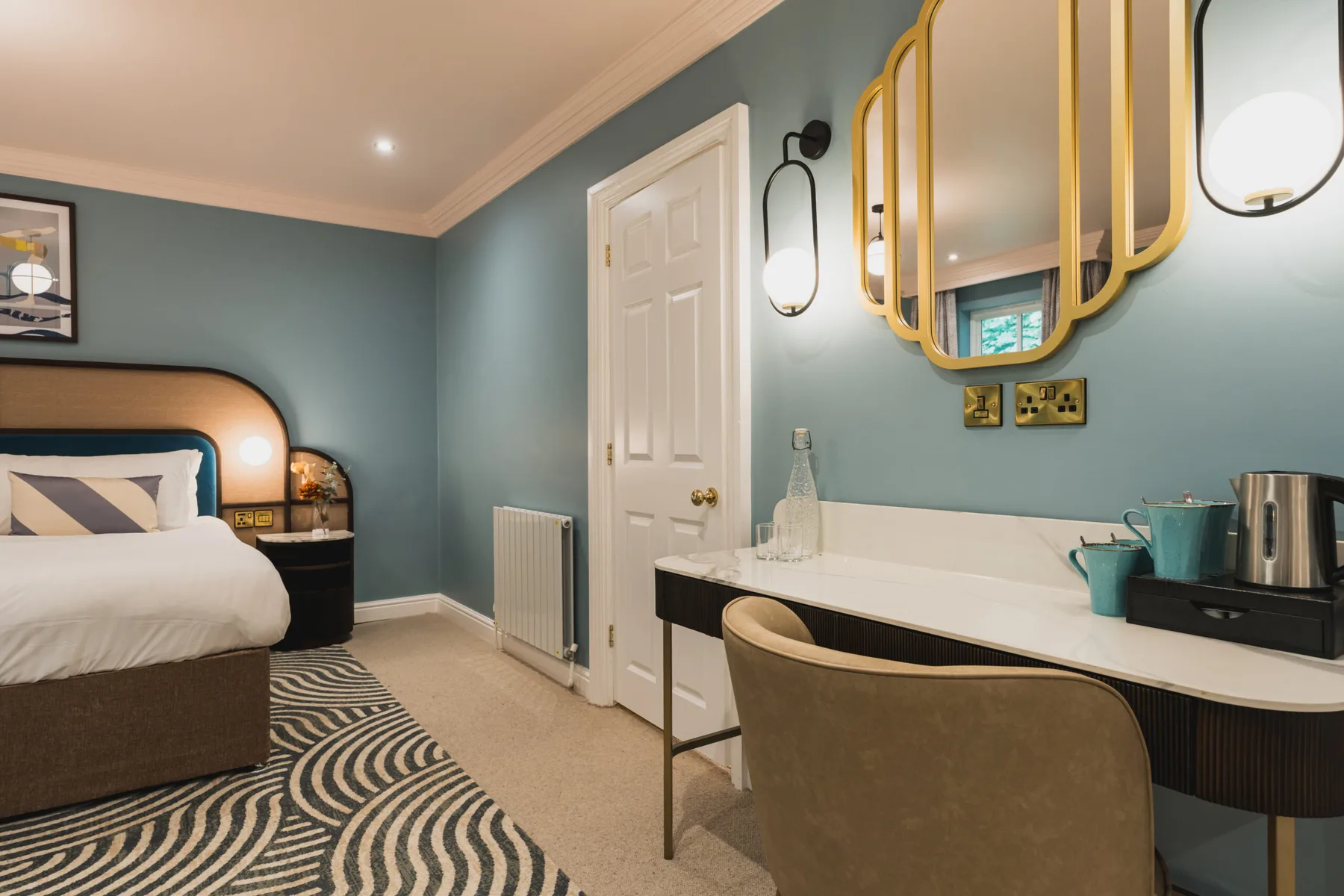 Interior de una habitación del hotel