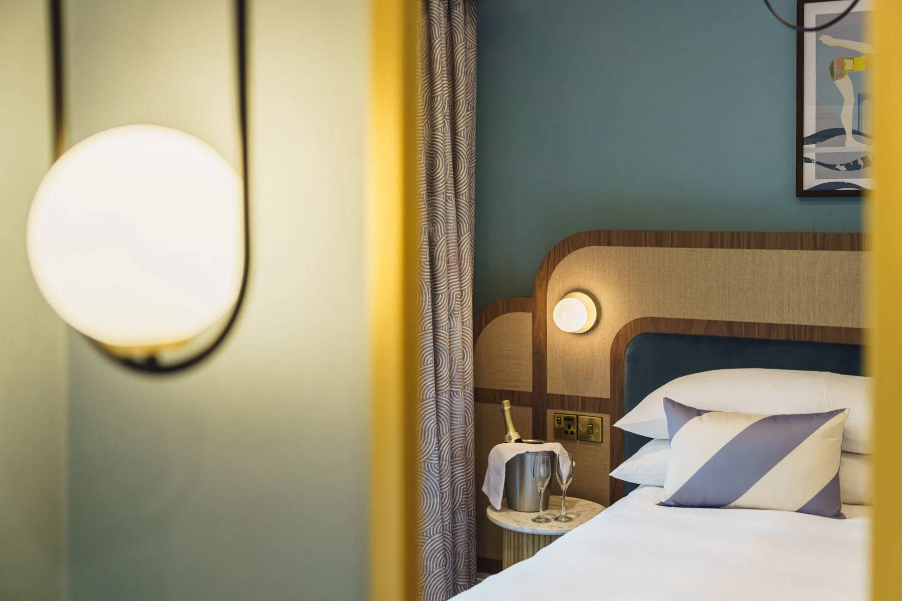 Interior de la habitación del hotel