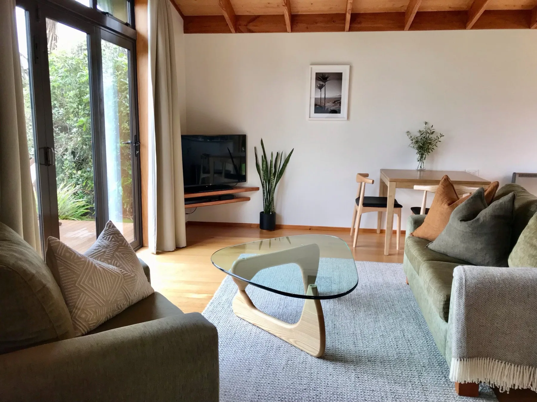 Premium Beachfront Villa living area