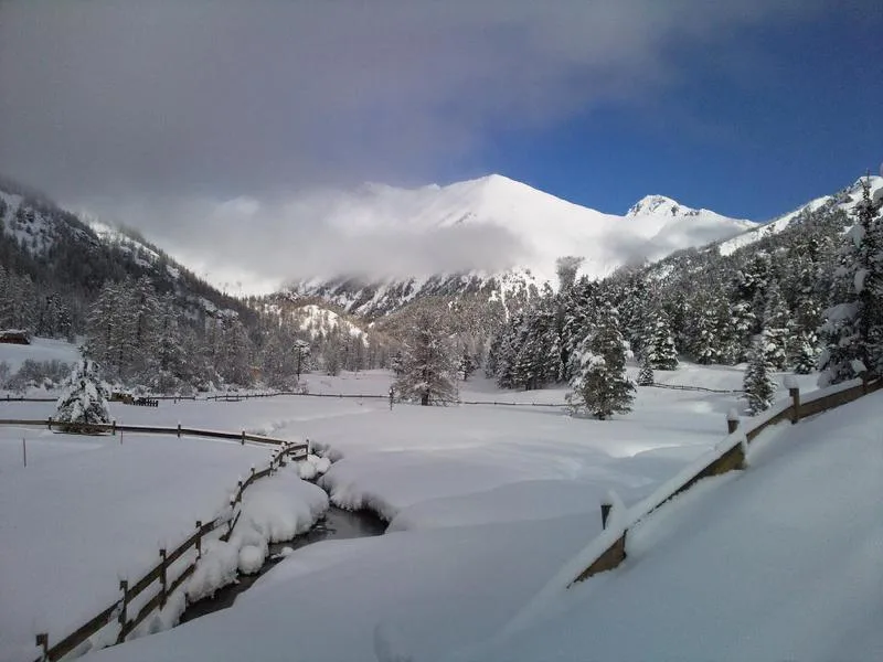 Foto del alojamiento en invierno