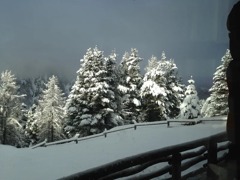 Foto del alojamiento en invierno