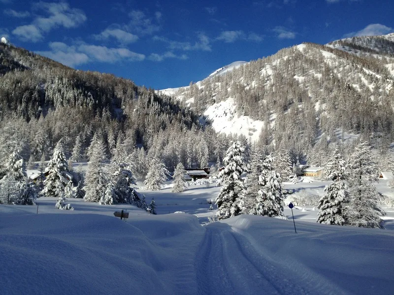 Foto del alojamiento en invierno