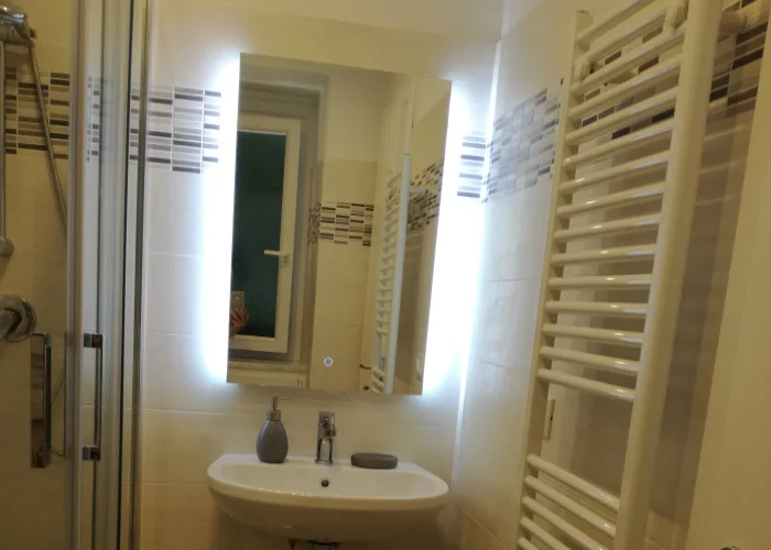 Baño de la habitación Franca