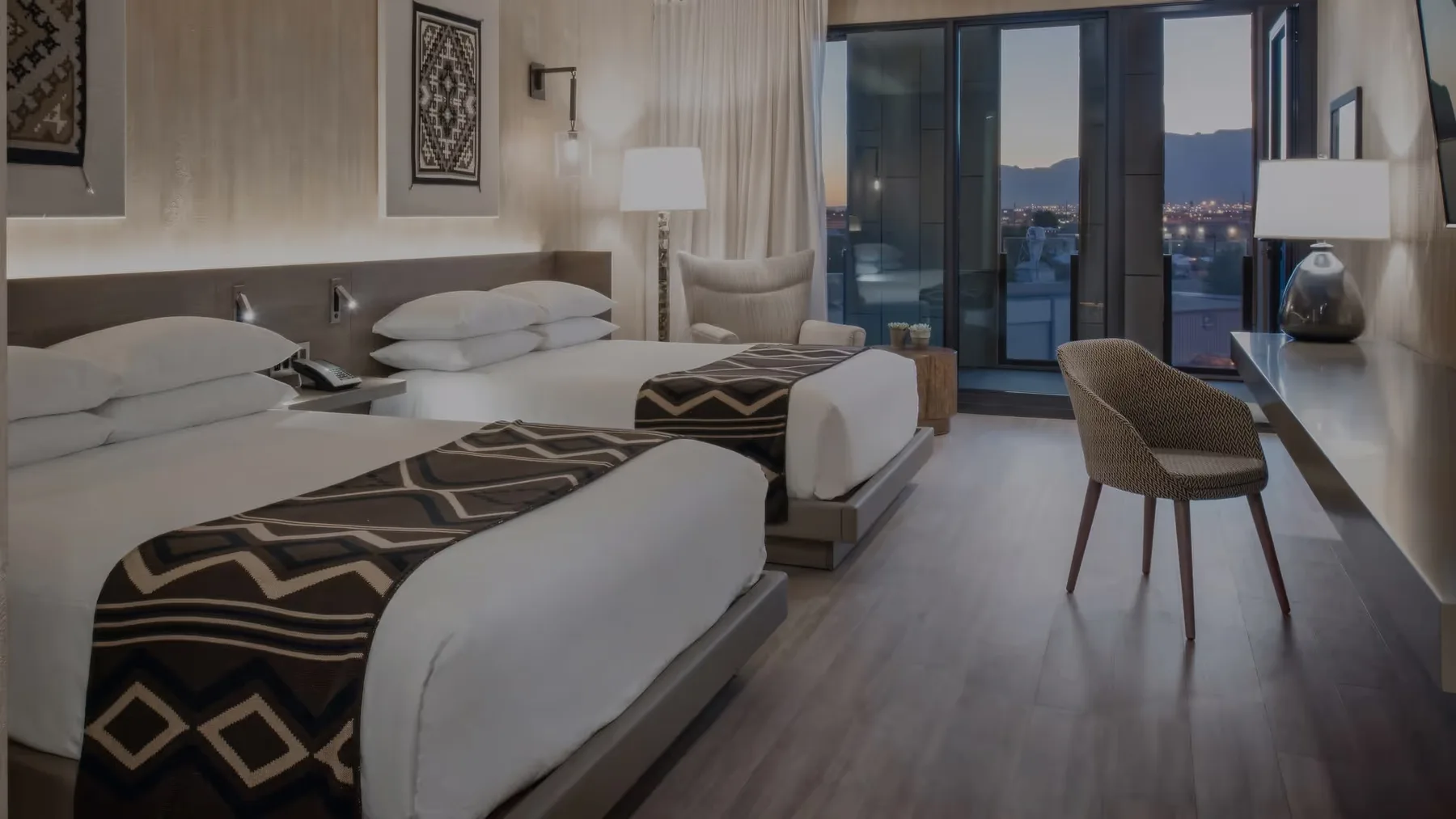 Guestroom with two queen beds
