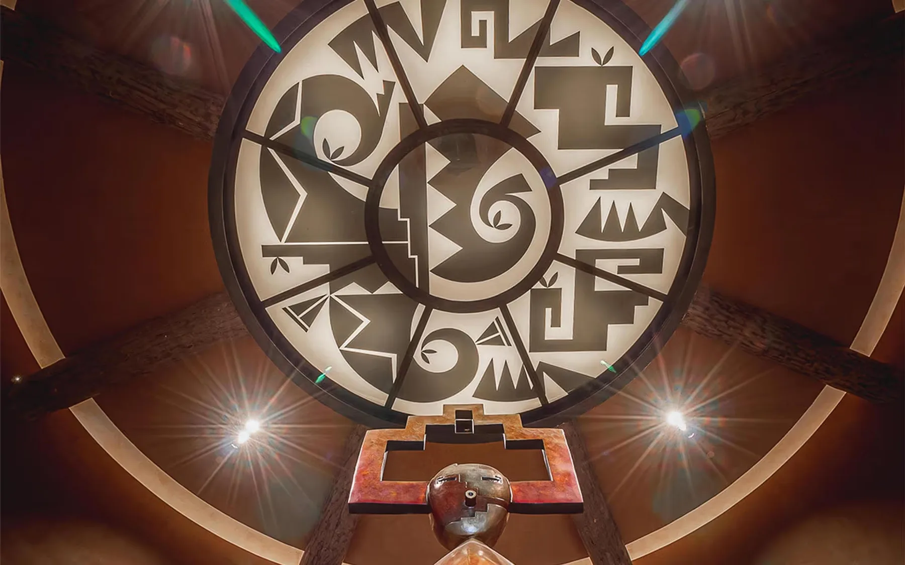Sculpture in the Hotel Chaco lobby