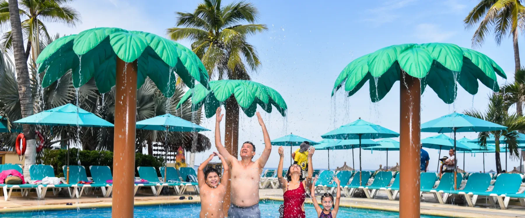 Family vacation moment