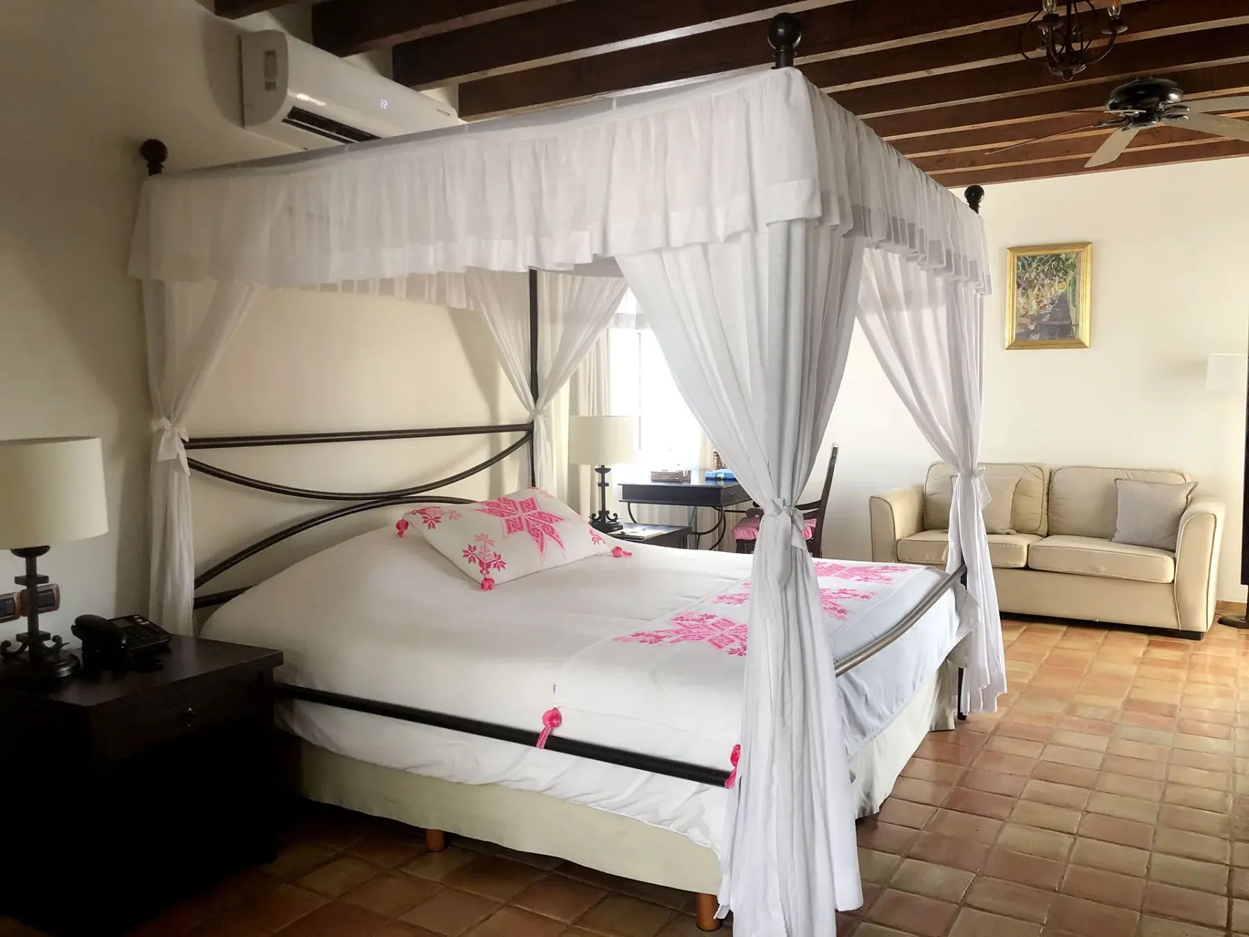 Interior del hotel.