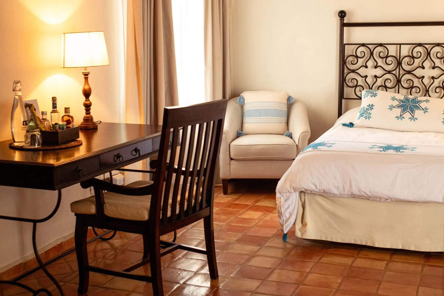 Interior del hotel.