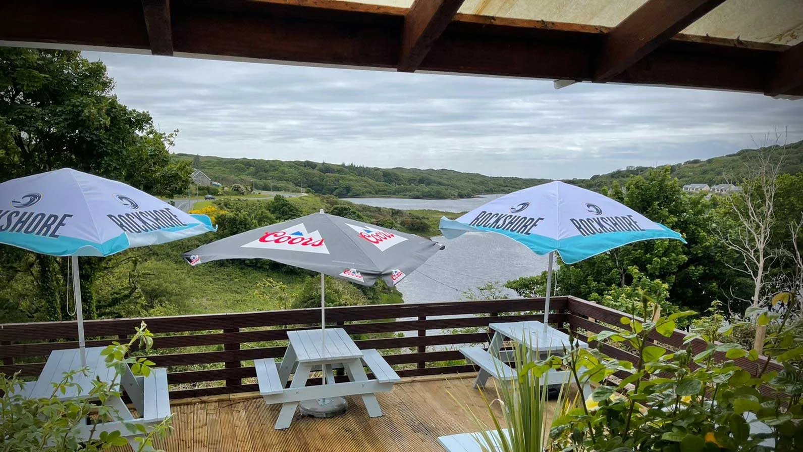 Outdoor dining area