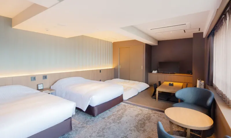 Family room with futons