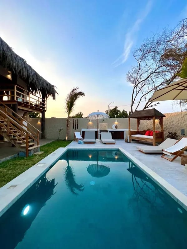 Welcoming Boho House 4BR w/ Pool in Vichayito
