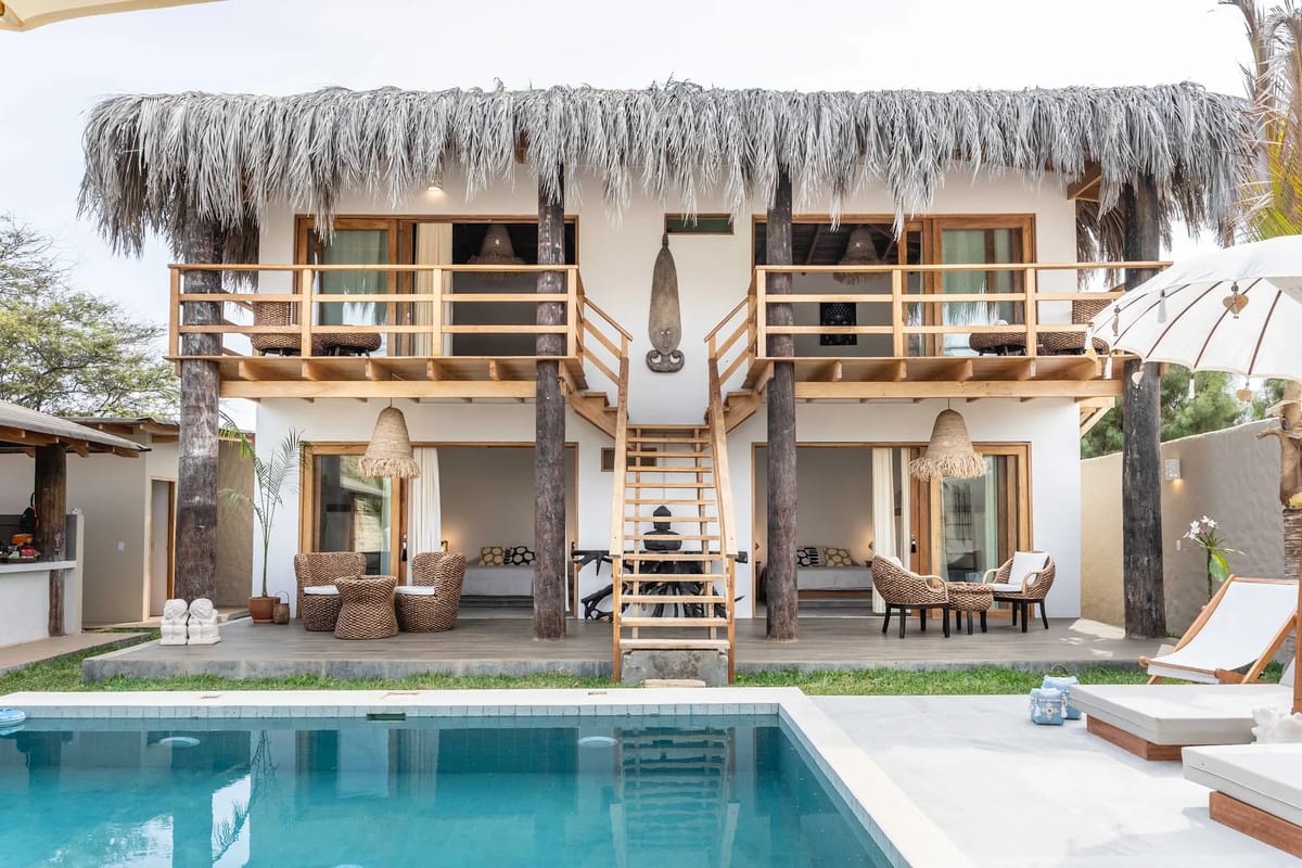 Welcoming Boho House 4BR w/ Pool in Vichayito