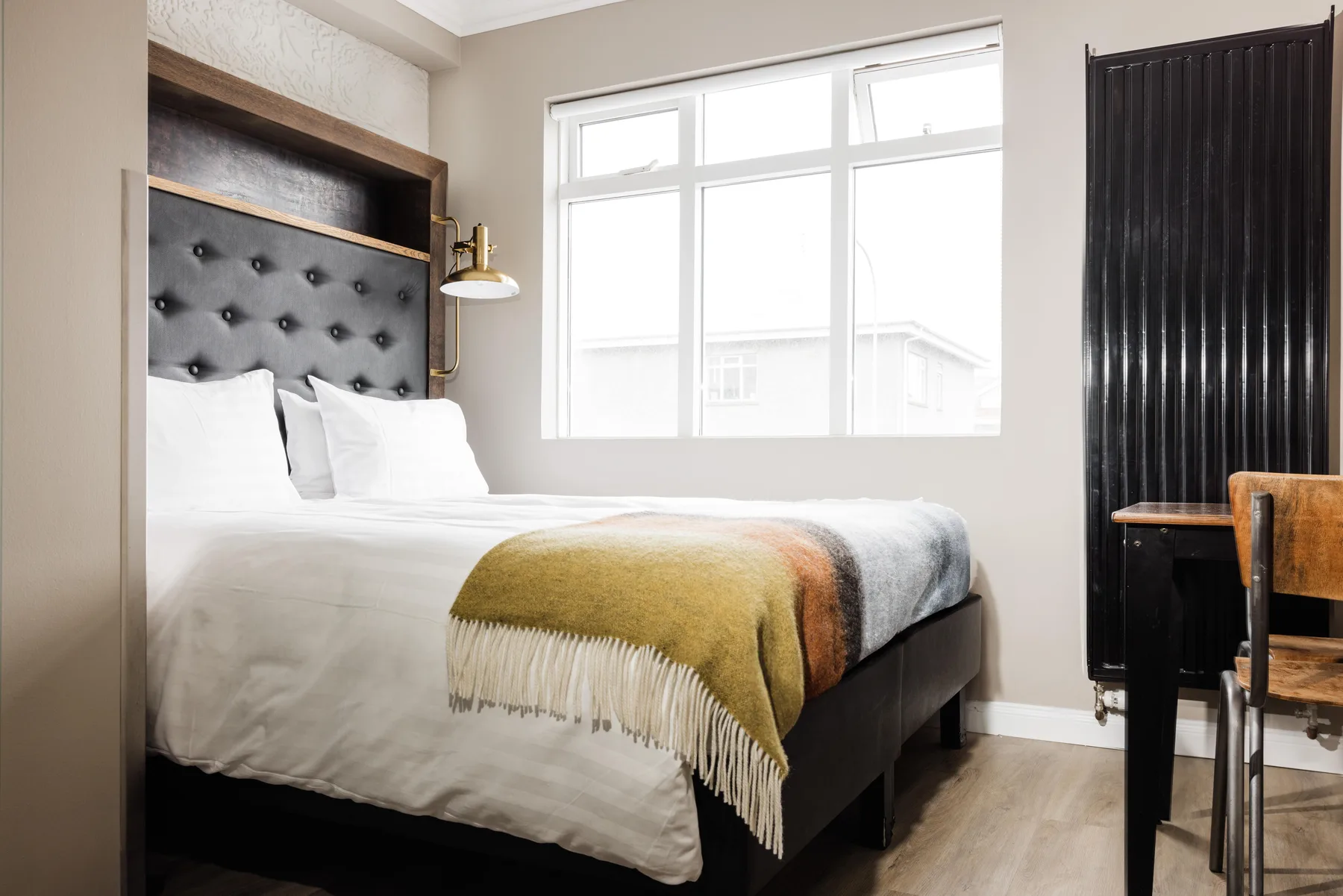 Interior de un hotel.