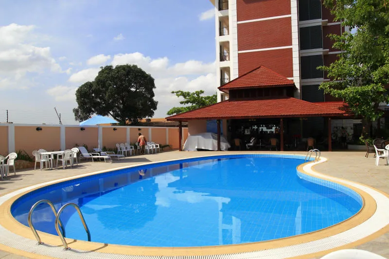 Vista a la piscina