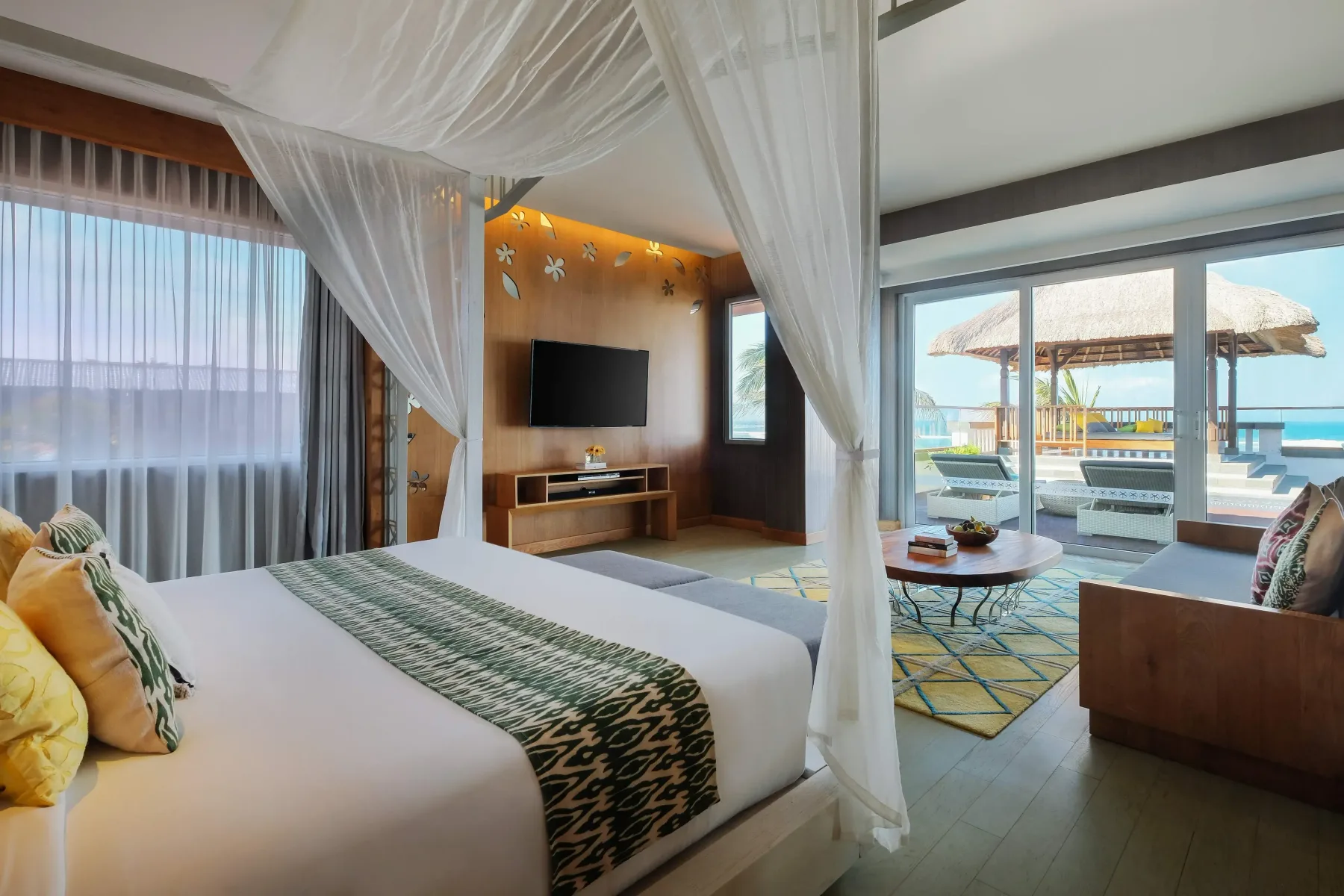 Suite en la azotea frente al mar